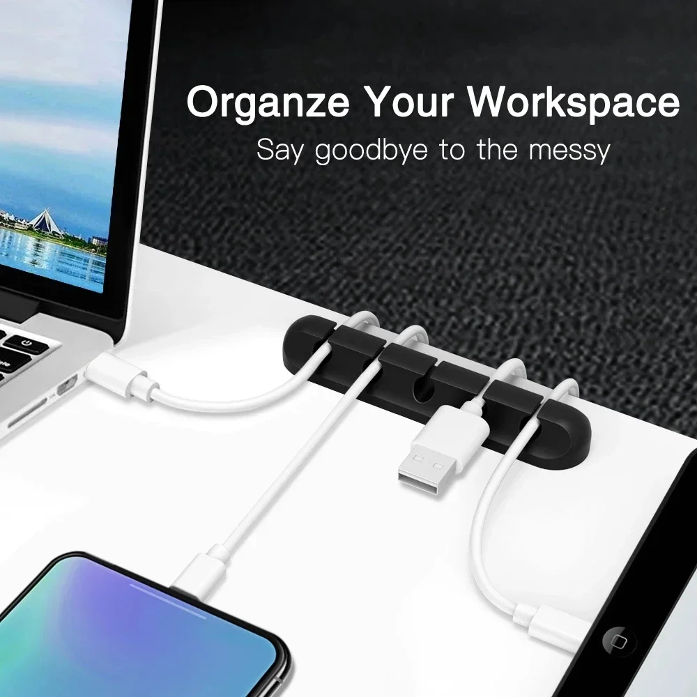 Silikonowy organizer do kabli  – Desk Accessories recenzja i cena