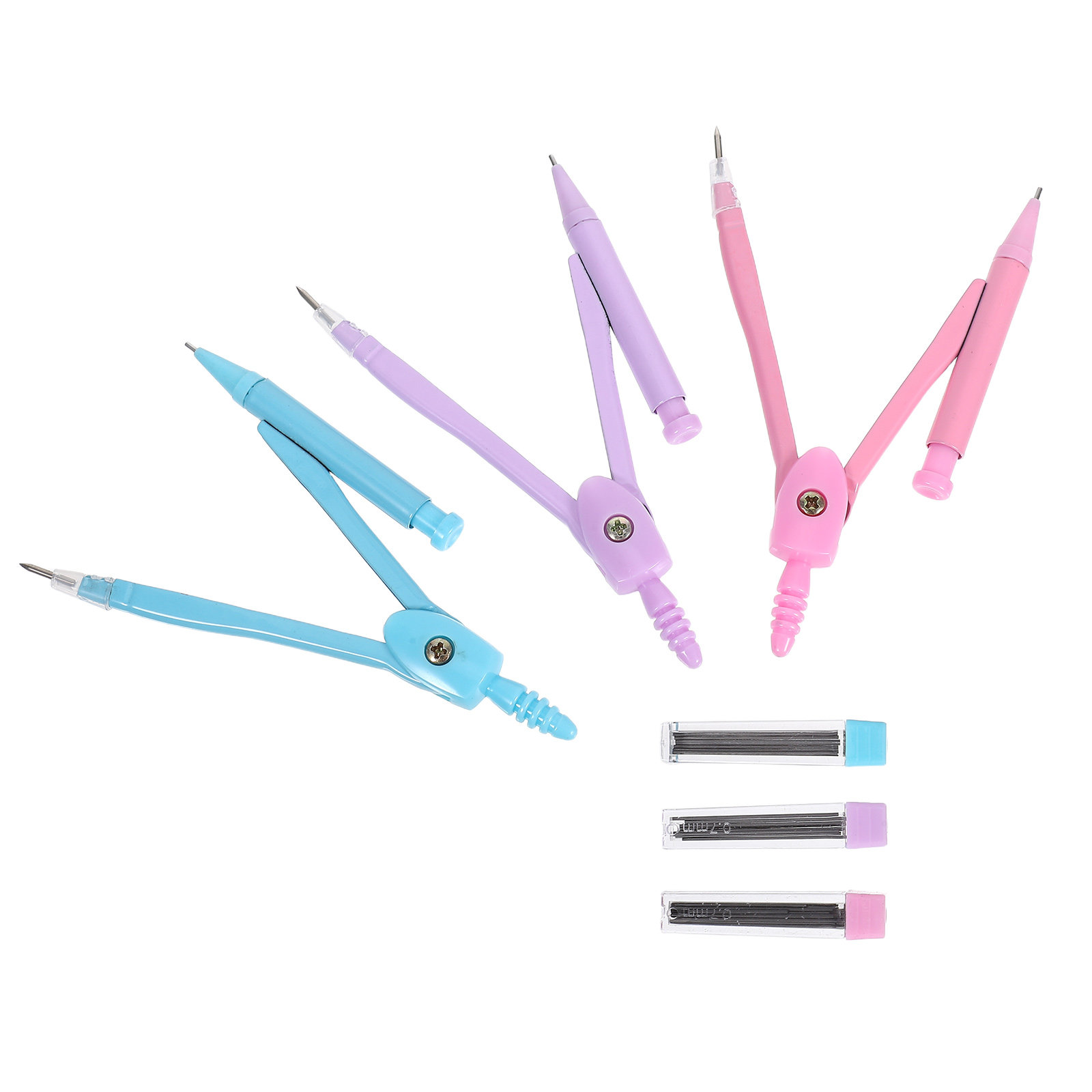 Zestaw metalowych cyrkieli do  – Math Geometry Set With Compass recenzja i cena